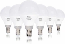 [6 Pack] LED G14 G45 Globe Candelabra 7W 120V 60W Equivalent E12 5000K Daylight