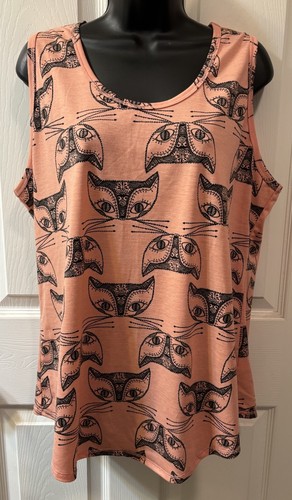 Lularoe Cat Tank Top 3XL Simply Comfortable - Picture 1 of 4