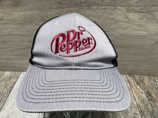 Dr Pepper Red Adjustable Baseball Hat Embroidered Logo Soda Brand Cap football