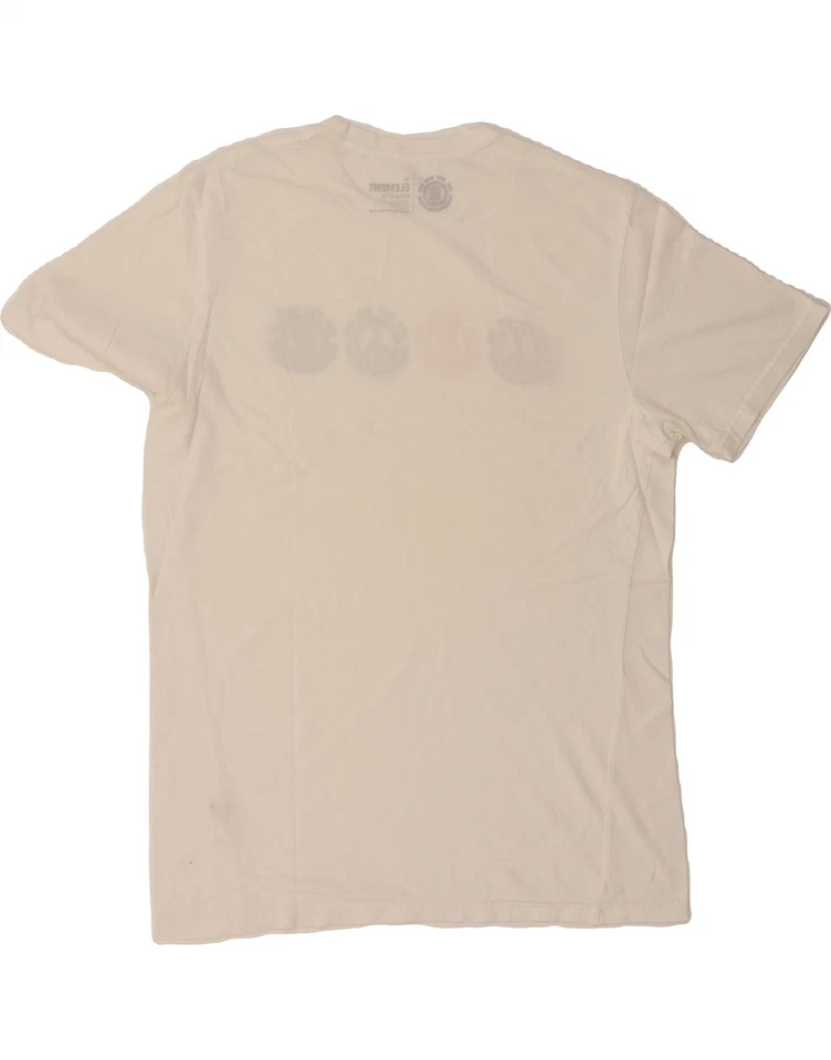 ELEMENT Womens Regular Fit Graphic T-Shirt Top UK 14 Medium White Cotton SJ12 - Image 2 of 3