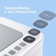 Baby Wipe Warmer Baby Wet Wipes Dispenser Diaper Wipe Warmer LED Light Viewing