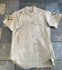 Military Vintage 70s US ARMY Vietnam Khaki Uniform Shirt Size 16X32 Pants 36x31