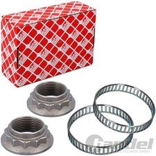 2x FEBI ABS-RING + ACHSMUTTER VORNE/HINTEN passend f�r BMW E36 E46 E81 E87 E90