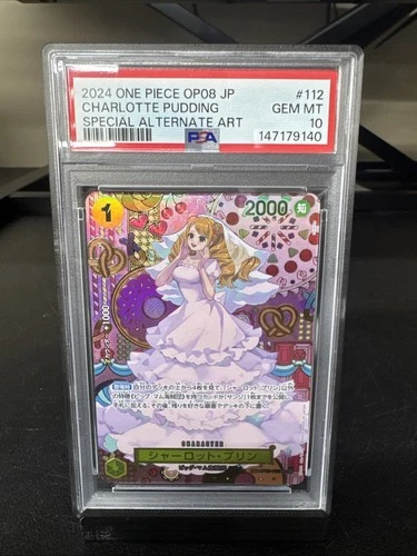 Alternate Art Charlotte Pudding One Piece 2024 OP08 Japanese SP OP03-112 PSA 10