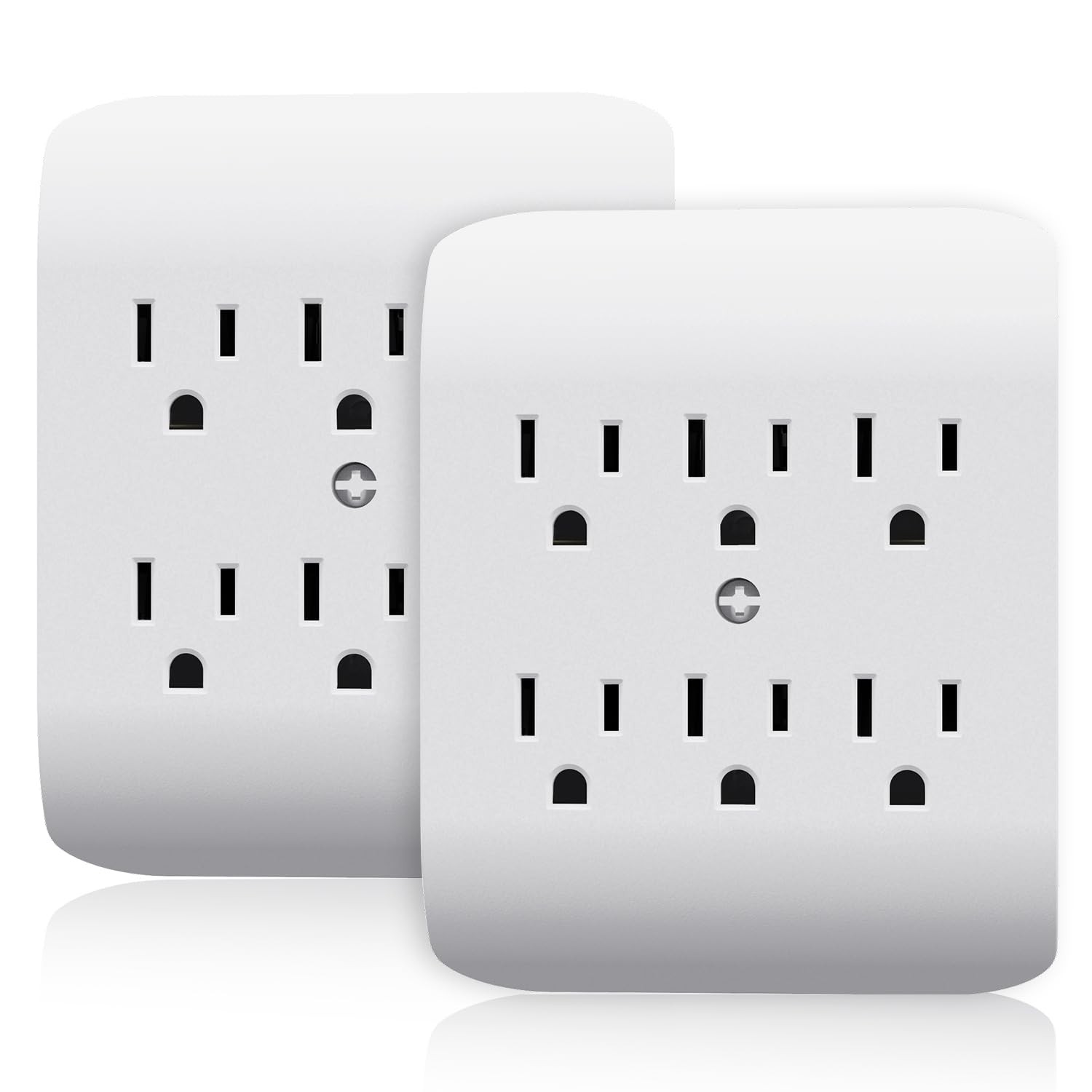 ELEGRP 6-Outlet Extender with Central Anchor, 6 Outlets,