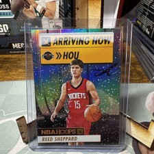 2024-25 NBA Hoops WINTER REED SHEPPARD RC Arriving Now HOLO FOIL Houston Rockets