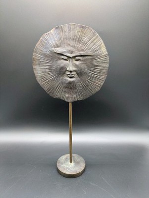 Original Signed Bronze ''Sun God'' Sculpture