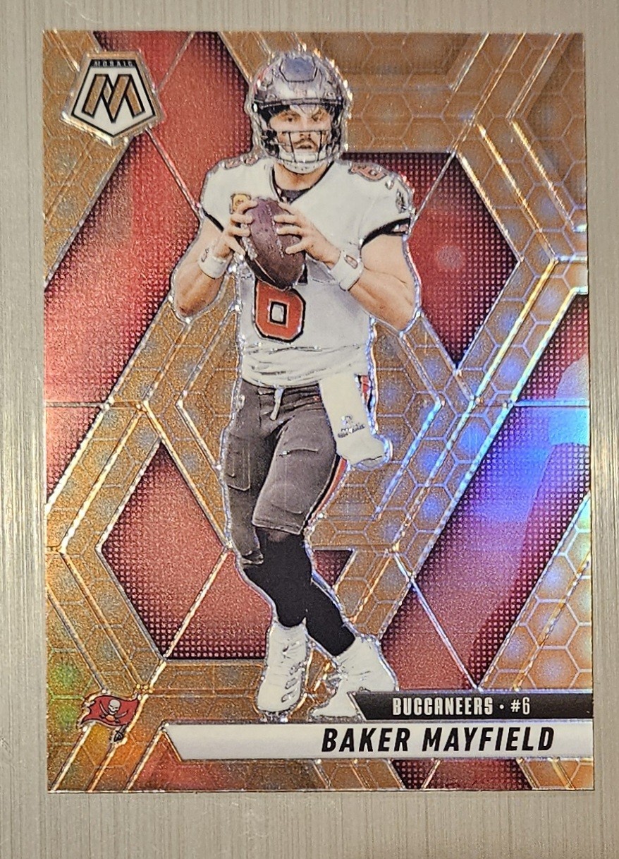 2025 Panini Mosaic Baker Mayfield Honeycomb SSP Case Hit #82 Buccaneers