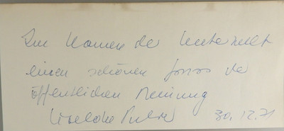 Autogramm deutsche Film- und Theater Schauspielerin Liselotte Pulver (153680)