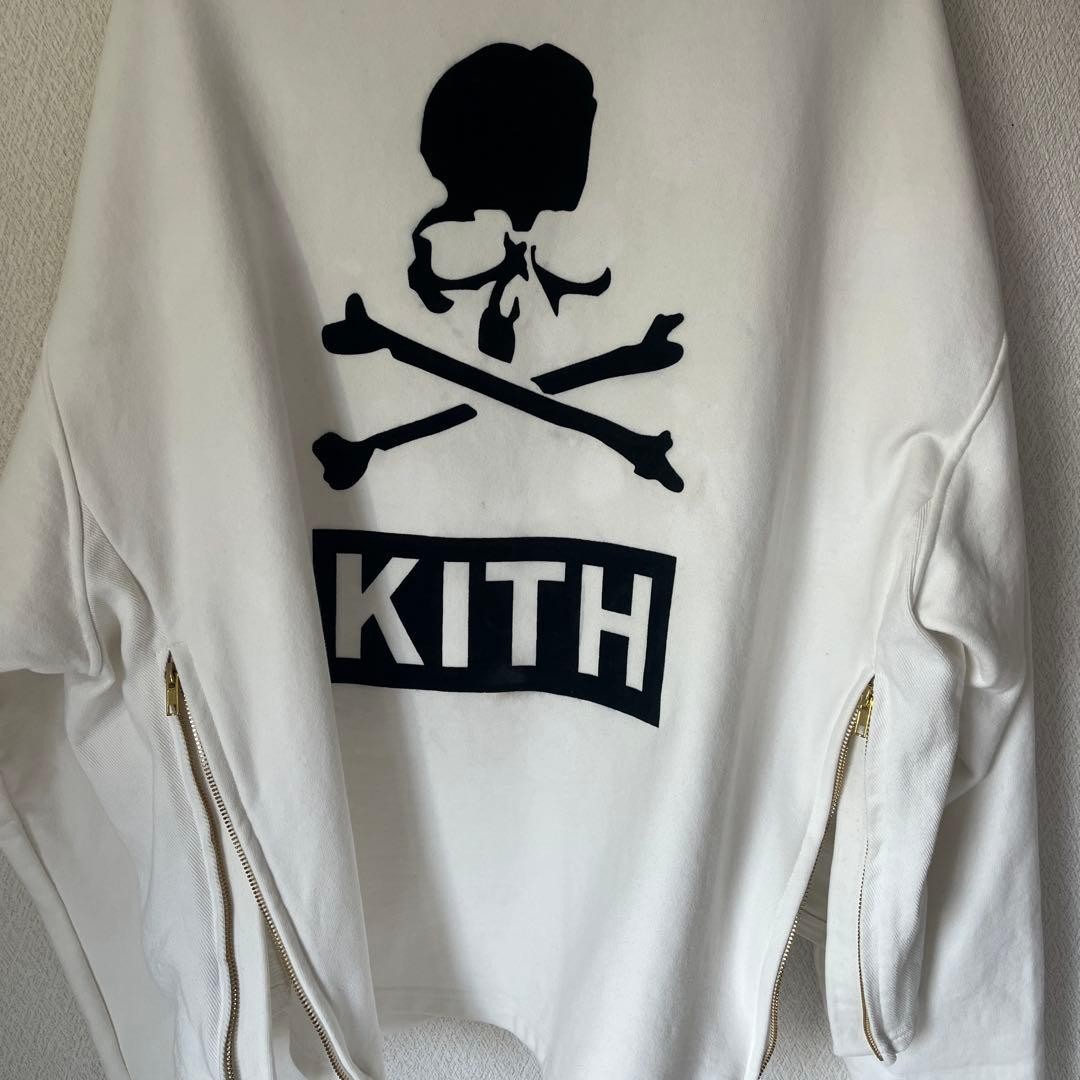 master mind japamKITHコラボ スカル/ホワイトスウェット - image 2
