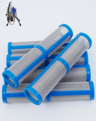 6-Pack 100 Mesh Pump Manifold Filter for Airless Sprayers, Compatible with Graco