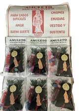 Santa Muerte Negra Amuleto ,  Holy Death Charm