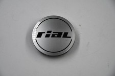 Rial Gloss Silverblack Logo Wheel Center Cap Hub Cap N23ri 2.375 Rial Wheels