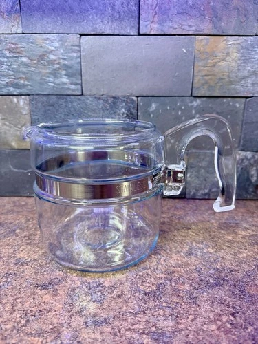 Pyrex 7754B Vintage 4-Cup Stove Top Coffee Pot