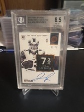 2017 Panini Encased JOSH REYNOLDS Laundry Tag Patch Autograph Cap #D /75 BGS 8.5