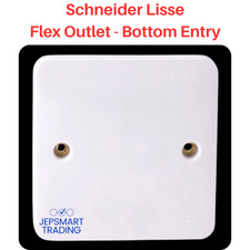 SCHNEIDER Lisse 25A Flex Outlet Bottom Entry White Moulded GGBL2033 #212