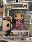 Funko Pop! One Piece Nico Robin JVA #399 Signed By YURIKO YAMAGUCHI *COA*
