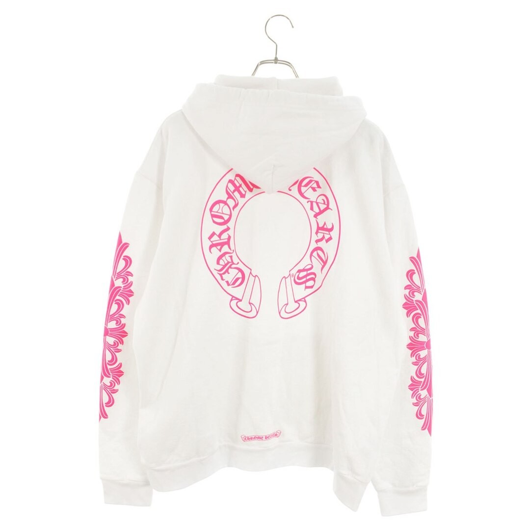 Chrome Hearts SWTSHRT PLVR Back Horseshoe Sleeve Floral Print Pullover Used 54cb thumbnail 3