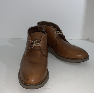 Johnston & Murphy Boots Mens Size 10.5 Brown Leather Chukka  display picture 3