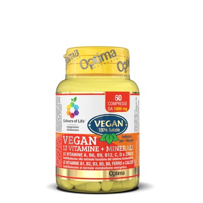 Vegan 12 Vitamine + 3 Mineralien Colours Of Life