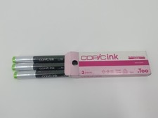 Copic Ink .too Refills, 12ml Pack of 3 Refill Pens NEW YG05 Salad Green