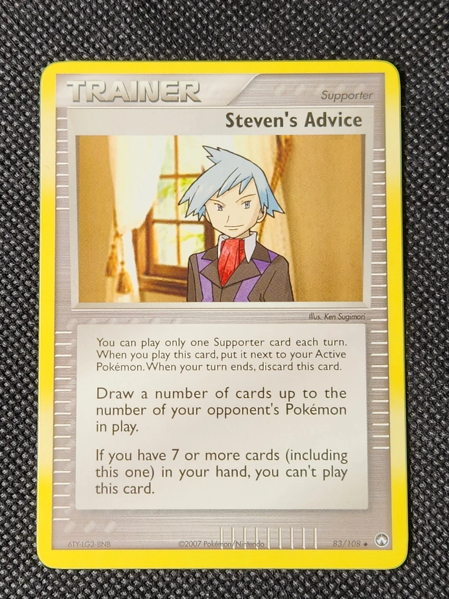 Steven's Advice Pokémon TCG Cards for sale | eBay