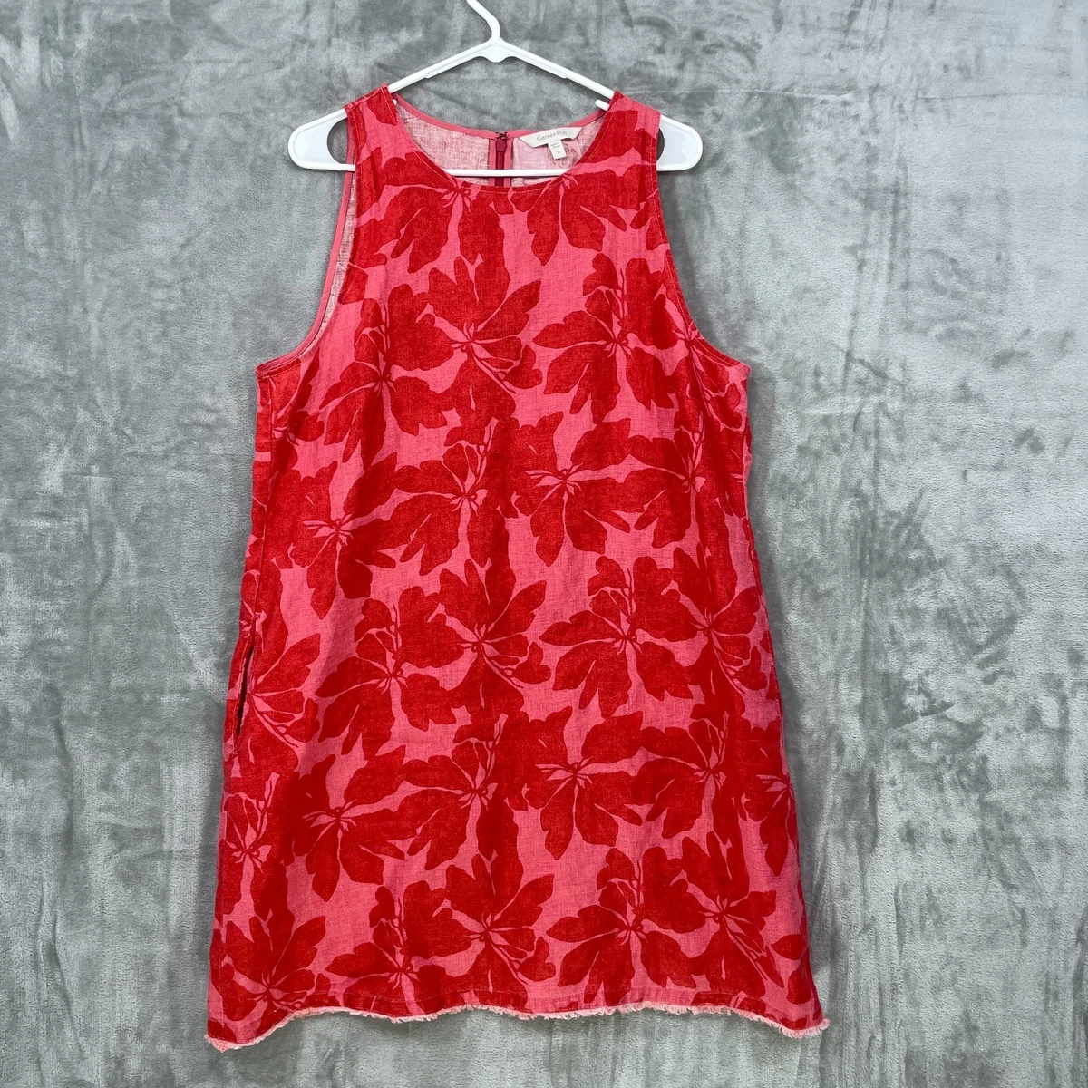 a line dress vince camuto Vince Camuto Red 3/4 Sleeve Crew Neck Zip Mini Fit & Flare A-line Dres –  Brie main image 1