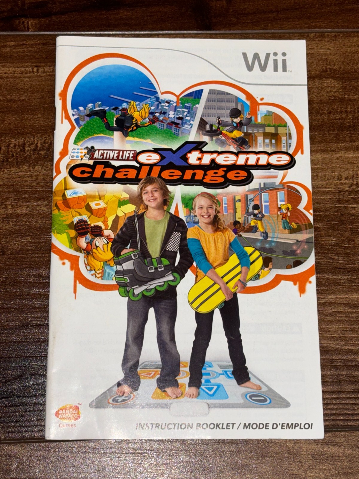 Active Life Extreme Challenge Nintendo Wii Instruction Manual Only