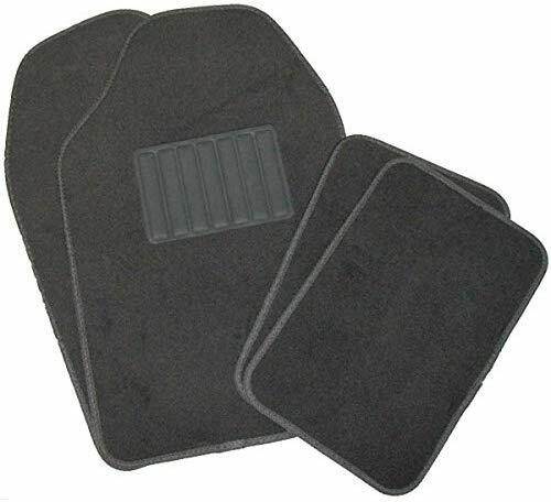 Dark Grey 4pc Floor Mats Set Heavy Duty Non Skid Carpet Front Rear for Ford - Picture 3 of 4