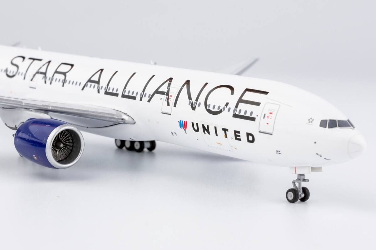 ユナイテッド航空 777-200ER N218UA 1/400 限時セール】【お取り寄せ商品】1/400 777-200(ER) ユナイテッド