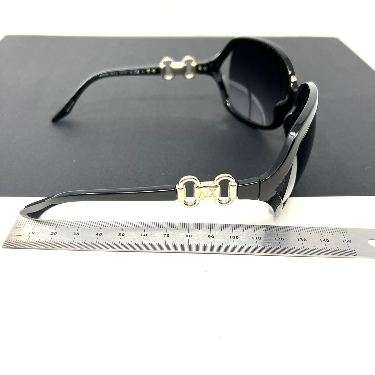 ARMANI EXCHANGE AX140/S D28 JJ 63-15-120 WOMENS SUNGLASSES BLACK OVERSIZED ARMANI EXCHANGE AX140/S D28 JJ 63-15-120 WOMENS SUNGLASSES  main image 4