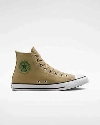 Size 9 Converse Chuck Taylor All Star Stitched Patch Utility High Top Nomad Khak
