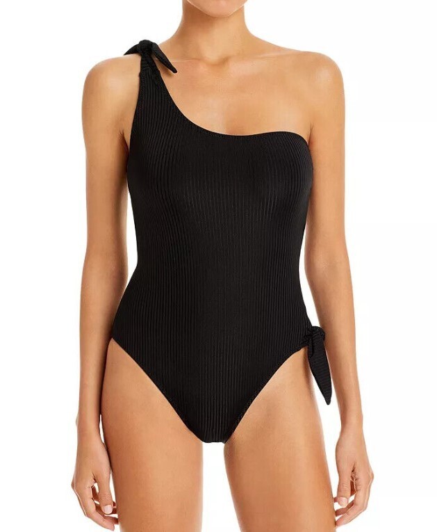 Solid & Striped The Shai Ribbed Asymmetric One Piece