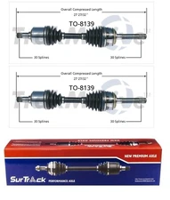 For Lexus LX470 Toyota Land Cruiser 4WD Pair of Front CV Axle Shafts SurTrack