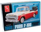 AMT 1960 Ford F-100 Pickup Truck W/ Trailer 3-In-1 1:25 Plastic Model Kit 1407