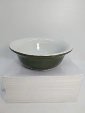 Hall China Company Dark Olive Green & White 5.25" Sauce/Berry Bowl Replacement
