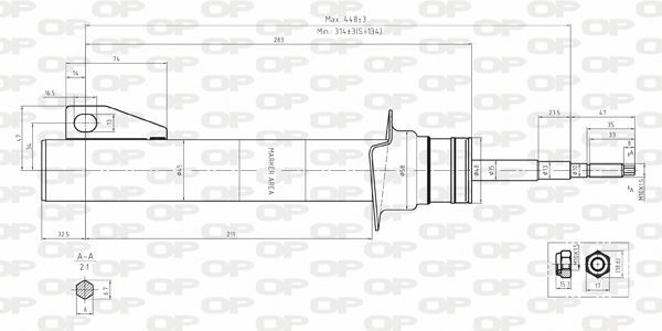 Suspension avant Alfa Romeo 159 pour remplacer un amortisseur usé sur moteur 2.4 JTDM et JTS