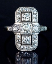 1/2Ctw White Round Brilliant Cut CZ Vintage Style Ring Solid 925 Sterling Silver