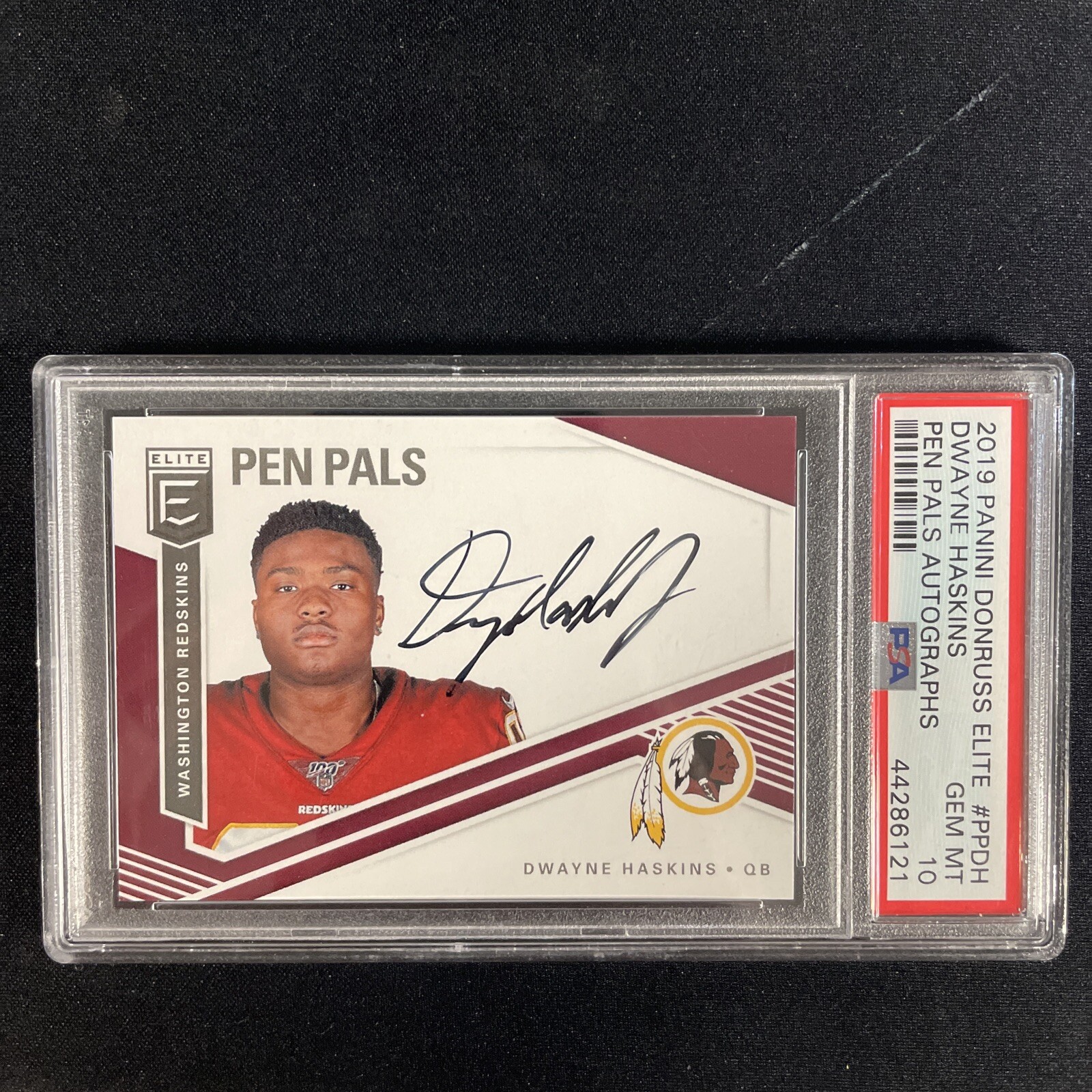 Dwayne Haskins Panini Donruss Elite Pen Pals Autographs #DH Base