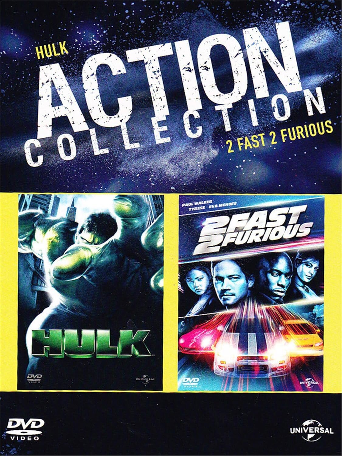 Cofanetto Action Collection: Hulk + 2 Fast & 2 Furious (Collectors Edition) (2 D