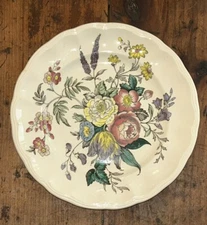 Vintage Spode Gainsborough Floral Plate England 7.75”Diameter