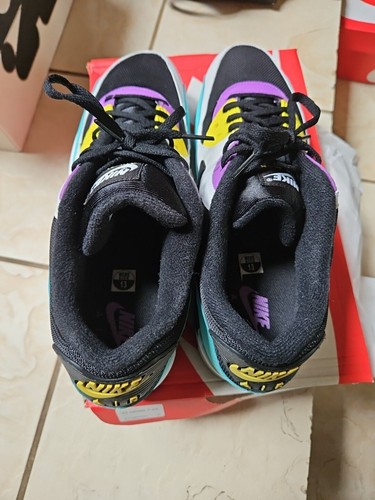 Talla 13 - Nike Air Max 90 Essential Negro Violeta Brillante - Imagen 3 de 5