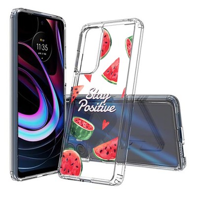 For Motorola  Edge / One 5G Ace Series, Slim Cover, Positive Watermelon Print