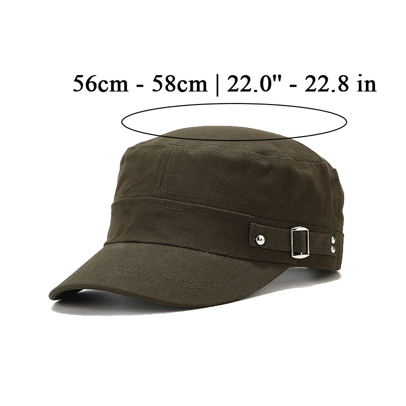 APL Cappello uomo piatto top esercito militare cadetto capaler capalos controllato ?