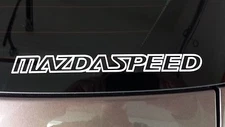 Mazdaspeed Miata Mazda 3 6 Protege RX8 Vinyl Window Decals Stickers Zoom Zoom 