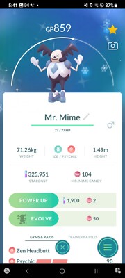  Shiny G MR.MIME - registered Or Ultra Friends-how To Trade*free Trade Included