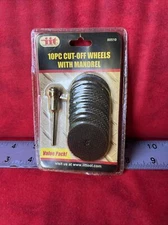 IIT 80510 VALUE PACK: 10 PC CUT-OFF WHEEL w/ mandrel - NEW (t50)