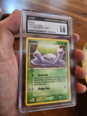 CGC 10 GEM MINT 2006 Pokemon EX Legend Maker Grimer 54/92 | eBay