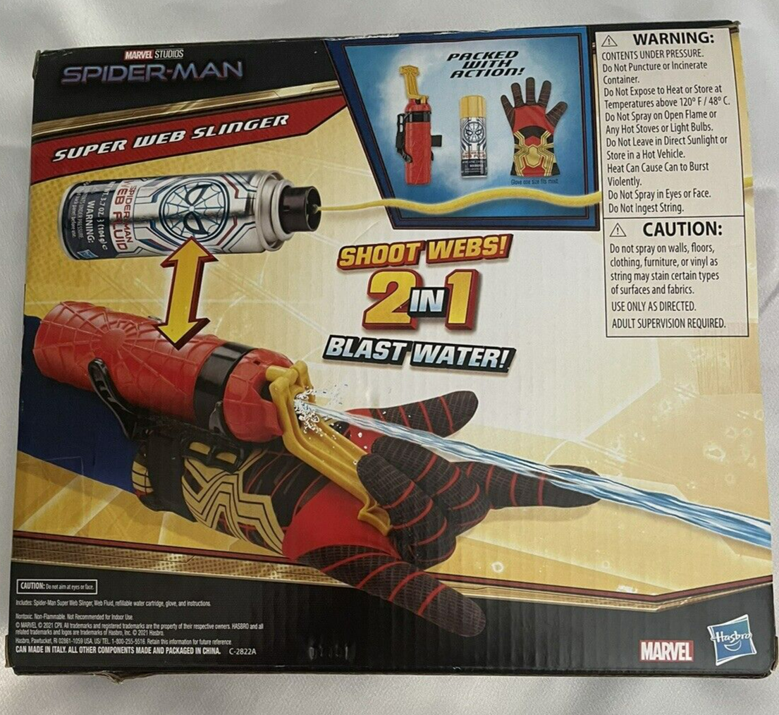 Hasbro Marvel Studios Spider-Man Super Web Slinger 2-in-1 Shoots