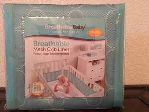 airflow baby mesh crib liner